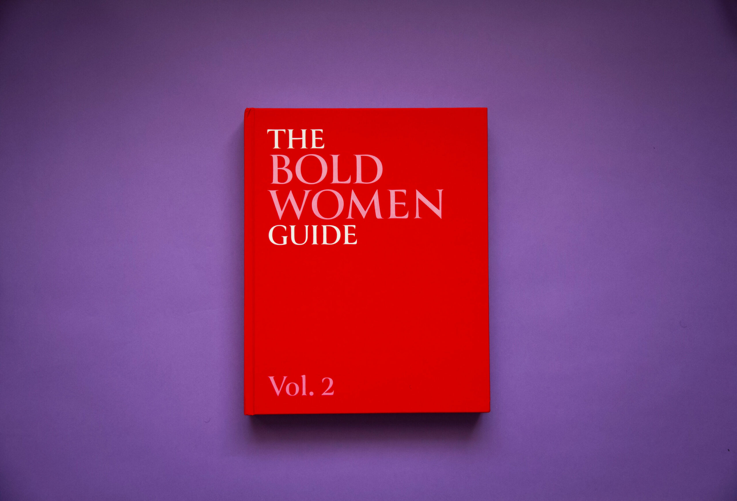 Image of the bold book featuring a red cover